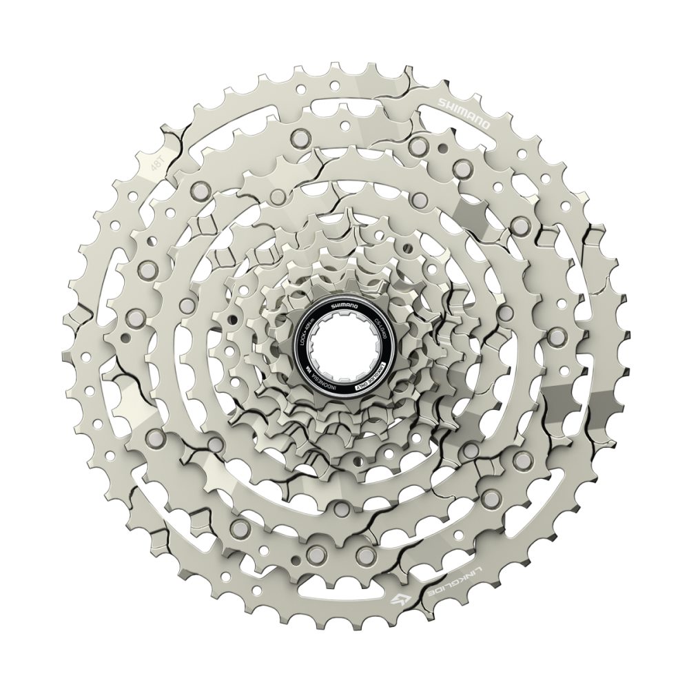 Shimano Kassette CUES CS-LG400 10-Gang 11-48 Zähne Linkglide silber